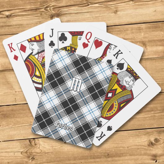 Jeu De Cartes Clan Forbes robe Tartan