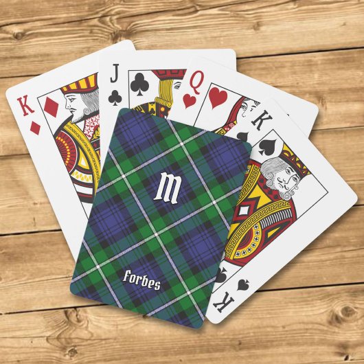 Jeu De Cartes Clan Forbes Tartan