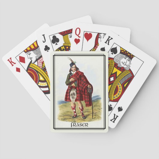 Jeu De Cartes Clan Fraser Classic Scotland (dos)