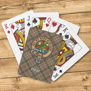 Jeu De Cartes Clan Fraser Crest Jouer aux cartes
