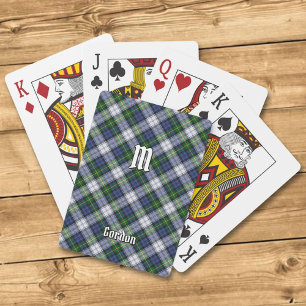 Jeu De Cartes Clan Gordon habille Tartan Jouer des cartes