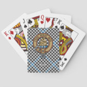 Jeu De Cartes Clan Haig Crest over Check Tartan (dos)
