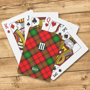 Jeu De Cartes Clan Kerr Tartan