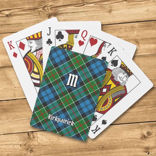 Jeu De Cartes Clan Kirkpatrick Tartan