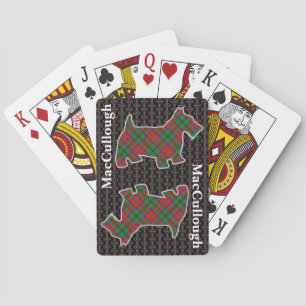 Jeu De Cartes Clan MacCulloch Tartan Scottish Terrier