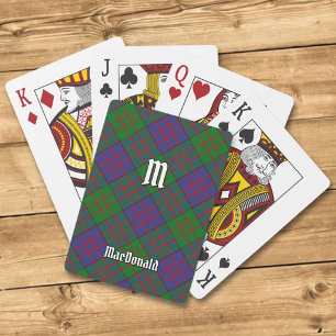 Jeu De Cartes Clan MacDonald Tartan Jouer des cartes