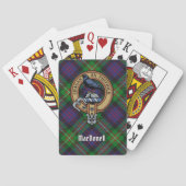 Jeu De Cartes Clan MacDonell of Glengarry Crest over Tartan (dos)