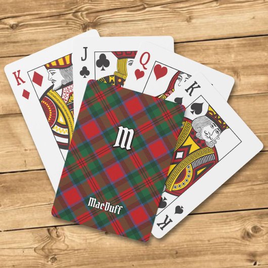 Jeu De Cartes Clan MacDuff Tartan