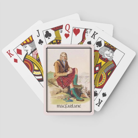 Jeu De Cartes Clan MacFarlane Classic Scotland Bicycle Deck (dos)