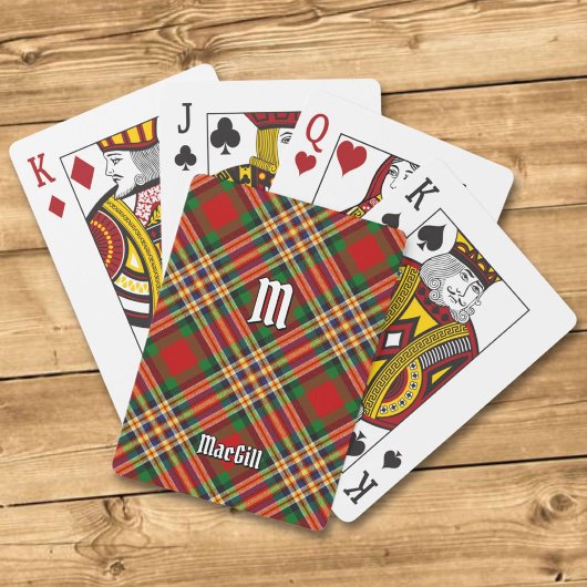 Jeu De Cartes Clan MacGill Tartan Playing Cards
