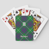 Jeu De Cartes Clan MacIntyre Chasse Tartan Jouer Cartes (dos)