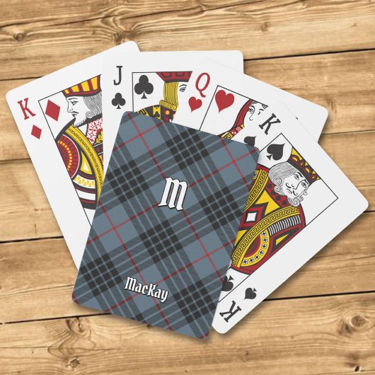 Jeu De Cartes Clan MacKay Blue Tartan