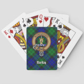 Jeu De Cartes Clan MacKay Crest sur Tartan (dos)