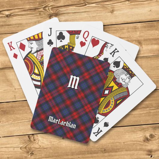 Jeu De Cartes Clan MacLachlan Tartan