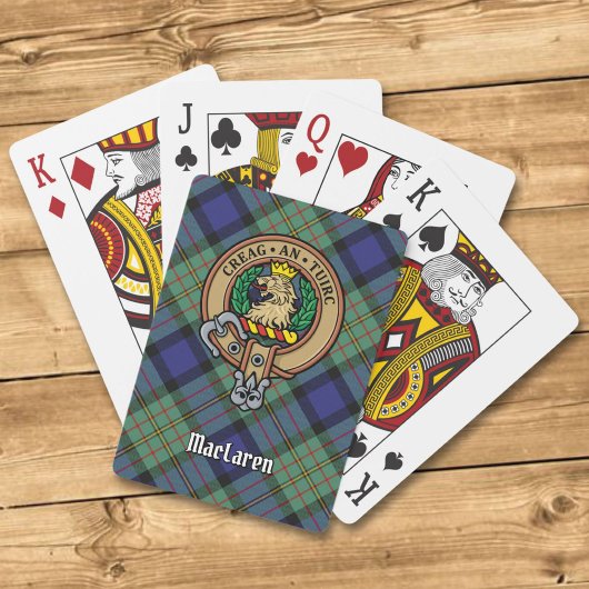 Jeu De Cartes Clan MacLaren Crest