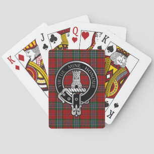 Jeu De Cartes Clan MacLean Crest & Tartan Bicycle Playing Cartes