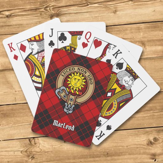 Jeu De Cartes Clan MacLeod de Raasay Crest