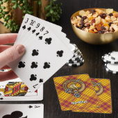 Jeu De Cartes Clan MacMillan Crest sur le tatan de robe (In Situ)