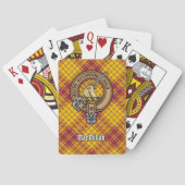 Jeu De Cartes Clan MacMillan Crest sur le tatan de robe (dos)