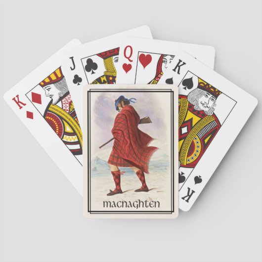 Jeu De Cartes Clan MacNaghten Classique Écosse Deck (dos)