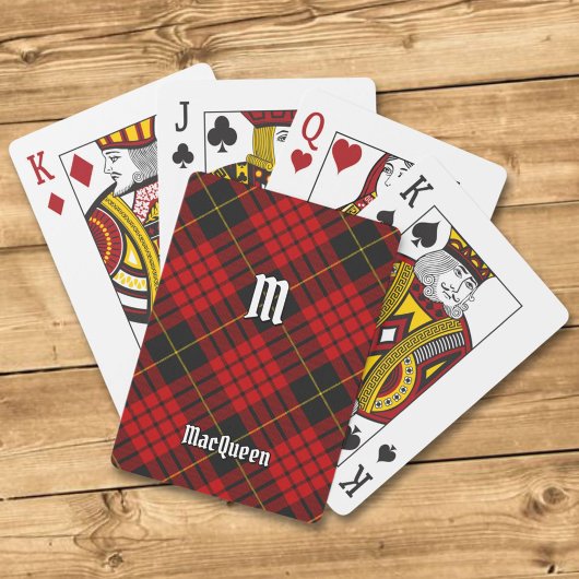 Jeu De Cartes Clan MacQueen Tartan