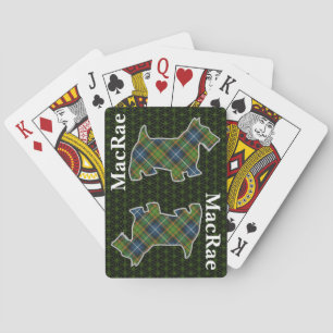 Jeu De Cartes Clan MacRae Chasse Tartan Scottish Terrier