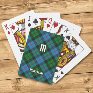 Jeu De Cartes Clan Morrison Chasse Tartan Jouer des cartes