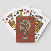 Jeu De Cartes Clan Munro Crest over Tartan (dos)