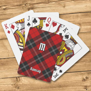 Jeu De Cartes Clan Ramsay Red Tartan