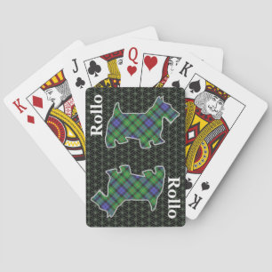 Jeu De Cartes Clan Rollo Tartan Scottish Terrier Edition