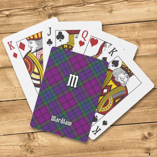 Jeu De Cartes Clan Wardlaw Tartan