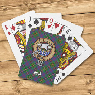 Jeu De Cartes Clan Wood Crest sur Tartan