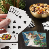 Jeu De Cartes Clapsaddle : Ange de Noël avec des jouets (In Situ)