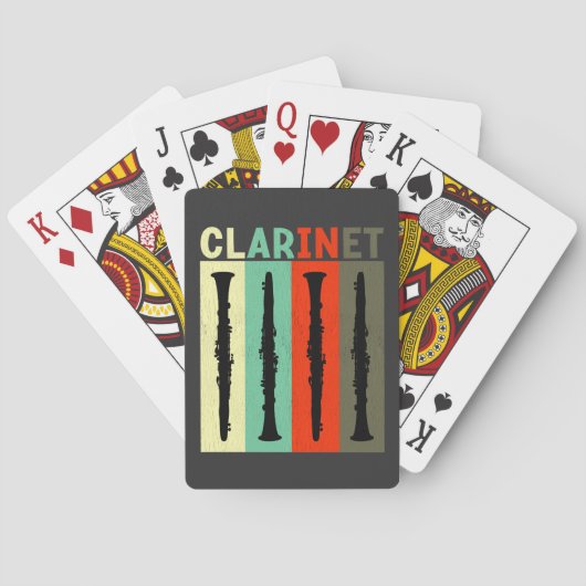 Jeu De Cartes Clarinet rétro (dos)