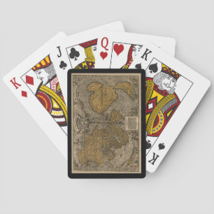 Jeu De Cartes Classic 1531 Carte du monde antique par Oronce Fin