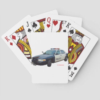 Jeu De Cartes Classic_Police_Voiture_Noir_Blanc