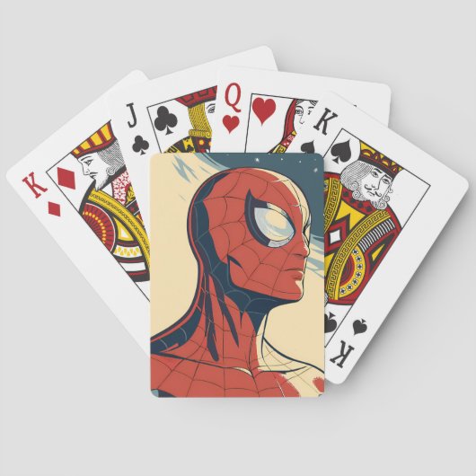 Jeu De Cartes Classic Spider-Man with Dynamic Cosmic Background (dos)