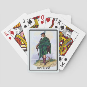 Jeu de cartes classique Clan MacLeod d'Écosse