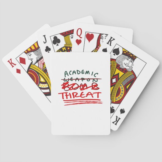 Jeu De Cartes Classique de la bombe atomique universitaire (dos)