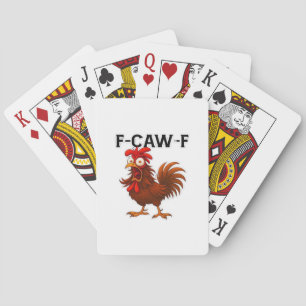 Jeu De Cartes Classique de poulet F-Caw-F