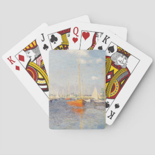 Jeu De Cartes Claude Monet. Bateaux rouges, Argenteuil