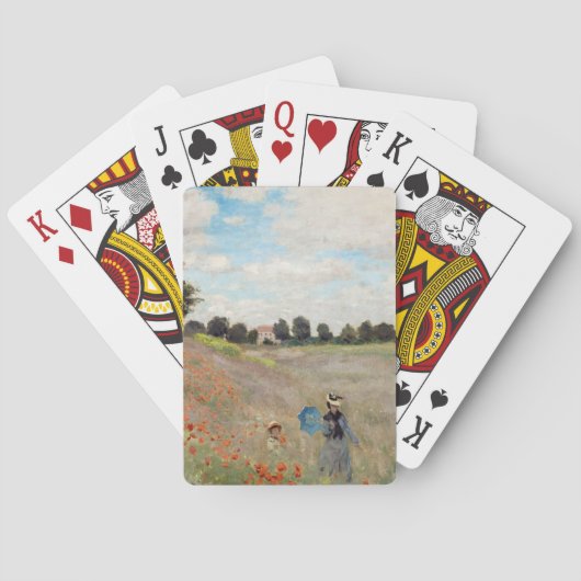 Jeu De Cartes Claude Monet - Champ de coquelicots (dos)
