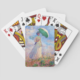 Jeu De Cartes Claude Monet - Femme à l'ombrelle tournée vers la
