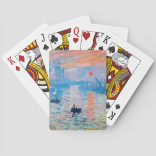 Jeu De Cartes Claude Monet - Impression, soleil levant