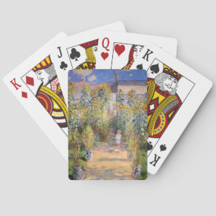 Jeu De Cartes Claude Monet le jardin de l'artiste chez Vétheuil,