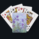 Jeu De Cartes Claude Monet - Lilac Irises / Iris Mauves<br><div class="desc">Lilac Irises / Iris Mauves - Claude Monet,  1914-1917</div>