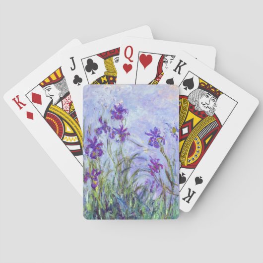 Jeu De Cartes Claude Monet - Lilac Irises / Iris Mauves (dos)