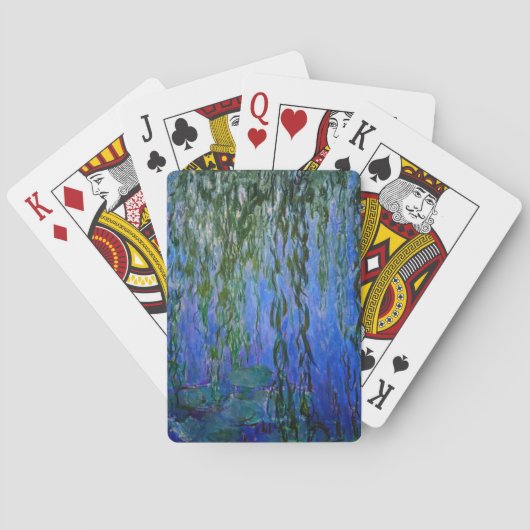 Jeu De Cartes Claude Monet - Lys d'eau avec saule plumant (dos)