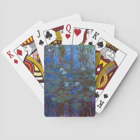 Jeu De Cartes Claude Monet - Lys d'Eau Bleue (dos)