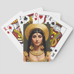 Jeu De Cartes Cleopatra Egyptian Queen Pharaoh Art